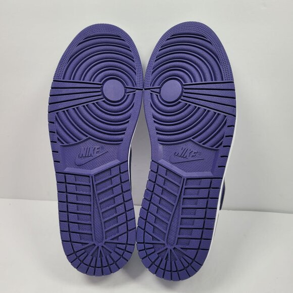 Nike Air Jordan 1 Low Flyease Men's Purple White Sneakers DM1206-515 US Size 11 - Picture 7 of 8
